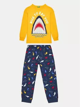 Пижамы стандартного кроя United Colors Of Benetton, мультиколор