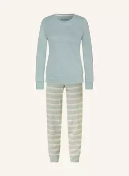 Пижамы в повседневном стиле Schiesser, зеленый