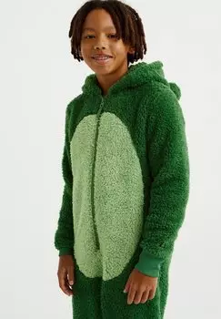 Пижамы WE Fashion, зеленый