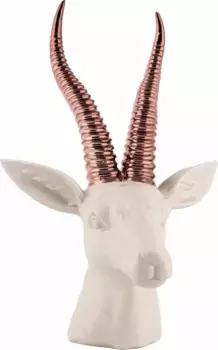 Пижома Африканская фигурка "Голова Бака" Pajoma, белый