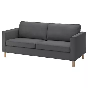ПЭРУП 3-местный диван, Виссле серый PRUP IKEA