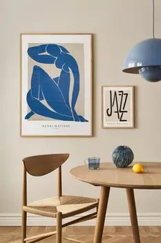 Плакат nu bleu ii Postery, 70x100 см, бежевый