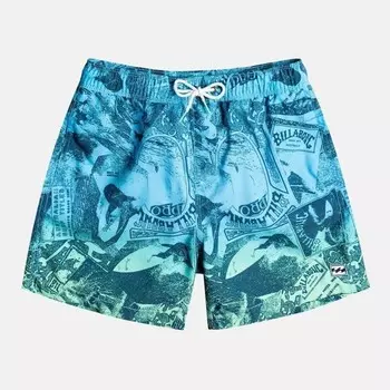 Плакат о детских купальниках Billabong, синий