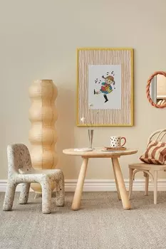 Плакат с оранжевыми полосками пеппи Postery, 50x70 см, оранжевый