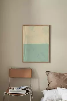 Плакат с пахтой и нефритом Postery, 50x70 см, желтый