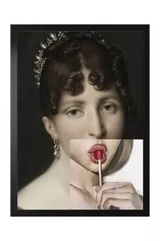 Плакат в рамке Inne, черный