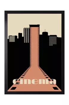 Плакат в рамке Inne, черный