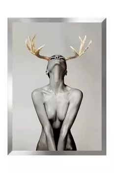 Плакат в рамке Inne, желтый