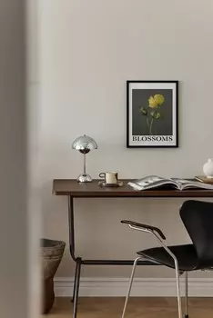 Плакаты с цветами Postery, 30x40 см, серый