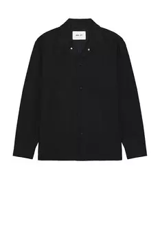 Пламенная рубашка NN07, черный
