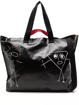 Plan C большая сумка на плечо Pili And Bianca, черный