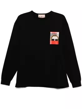 Plan C футболка с графичным принтом, черный