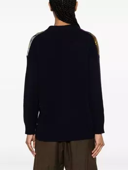 Plan C кардиган с узором аргайл, синий