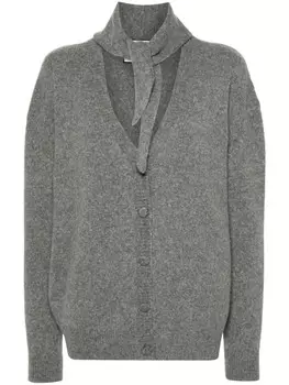 Plan C кардиган в рубчик, серый