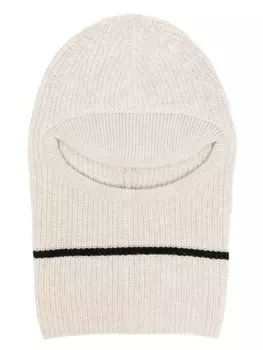 Plan C полосатая балаклава в рубчик, нейтральный цвет