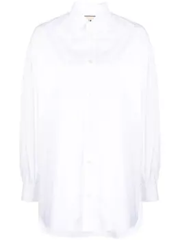 Plan C рубашка с объемными рукавами, белый