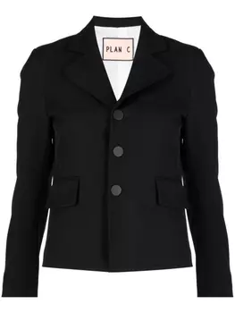 Plan C шерстяной блейзер, синий