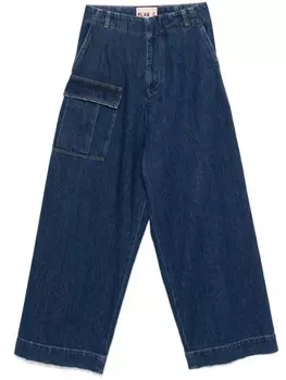 Plan C широкие джинсы, синий