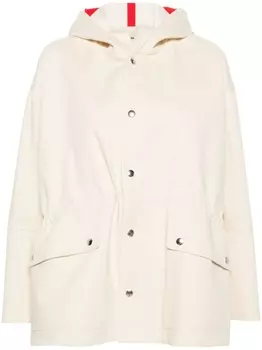 Plan C твиловая парка с капюшоном, нейтральный цвет
