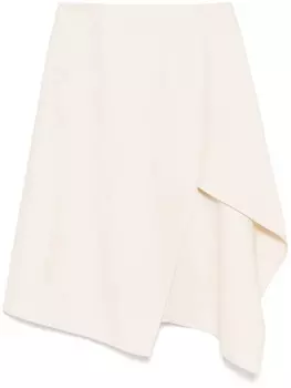 Plan C юбка миди со вставками, нейтральный