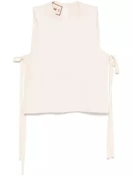 План С хлопковый топ Plan C, нейтральный