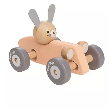 Plan Toys, раллийная машина с кроликом