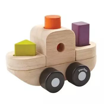 Plan Toys, сортировщик в форме корабля, PLTO-5432