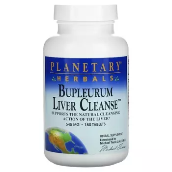 Planetary Herbals Bupleurum Liver Cleanse 545 мг, 150 таблеток