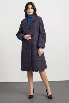 Планка в клетку с люверсами Stefanel, черный