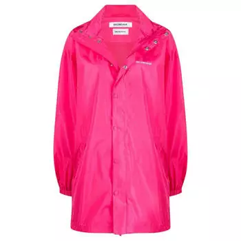 Плащ Balenciaga Oversized, ярко-розовый