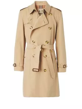 Плащ Burberry Kensington Heritage, бежевый