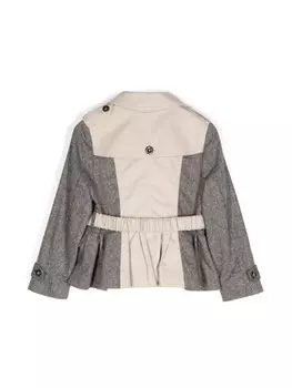 Плащ Burberry Kids, серый