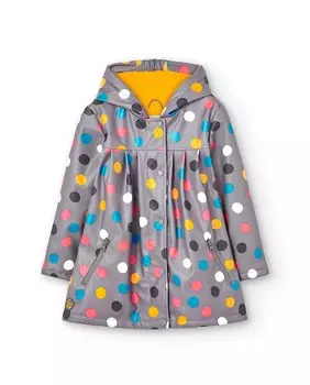 Плащ для девочки с капюшоном и в горошек Boboli, мультиколор