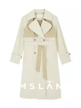 Плащ двубортный MSlan, хаки