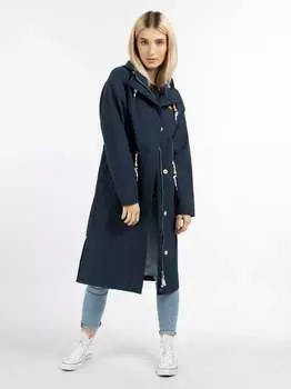 Плащ из переработанного материала Schmuddelwedda, синий