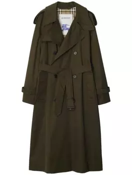 Плащ Каслфорд Burberry, зеленый
