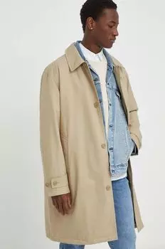Плащ Levi's, бежевый