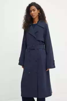 Плащ MICHAEL Michael Kors, темно-синий