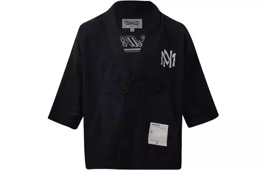 Плащ мужской черный Mitchell Ness