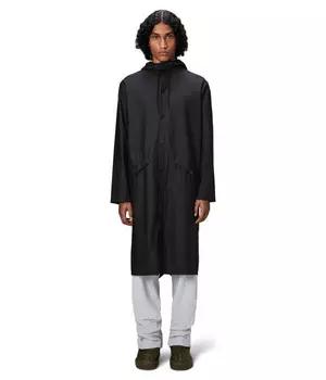 Плащ мужской Rains длинный, черный