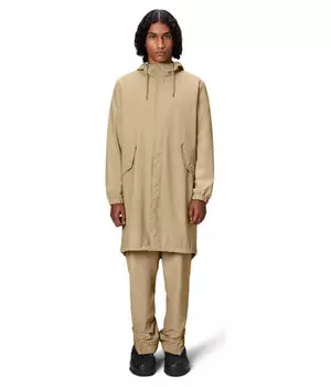 Плащ мужской Rains длинный, желтый
