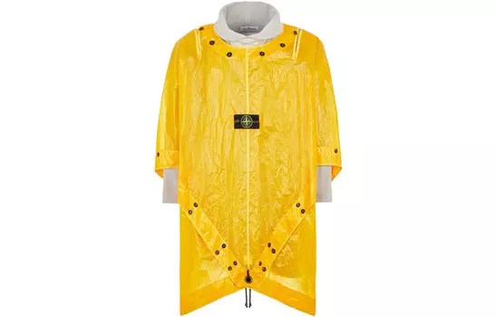 Плащ мужской желтый Stone Island, желтый
