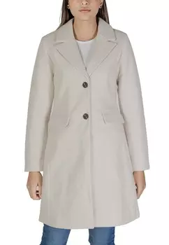 Плащ ONLY свободного кроя, бежевый