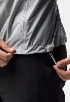 Плащ Prelight 2 5 Jack Wolfskin, светло-серый