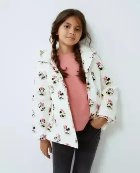 Плащ прорезиненный Минни Маус Kids El Corte Ingls, белый