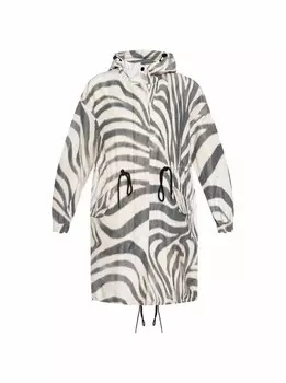 Плащ с анималистическим принтом ACHRID Moncler, мультиколор