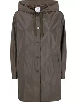 Плащ с капюшоном ASPESI, зеленый