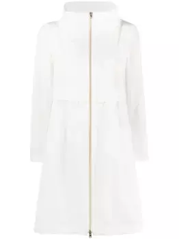 Плащ с капюшоном Herno, белый