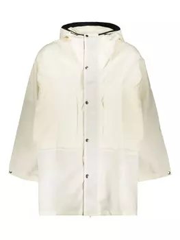 Плащ с капюшоном RANRA, белый