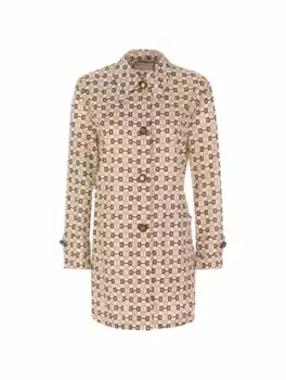 Плащ с монограммой Gucci, мультиколор